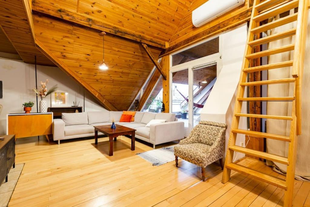 Rooftop 180M2 Loft With Private Sauna, Братислава Екстер'єр фото